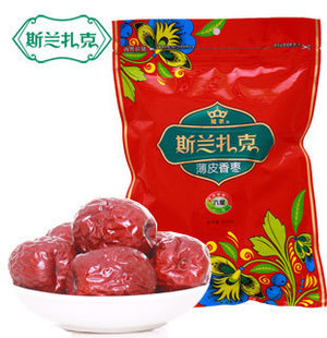  [天猫正品]新疆特产冠农斯兰扎克薄皮香枣六星和田赞皇大红玉枣子