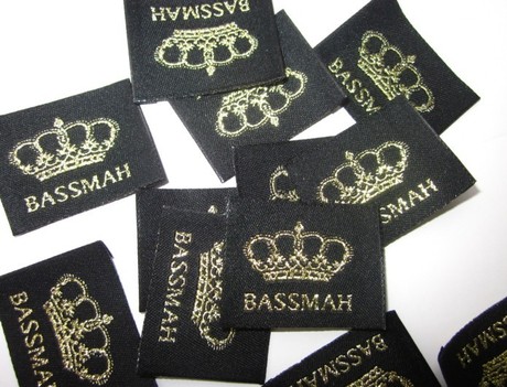 服装领标商标定做,冬装女装布标订做,英文高档