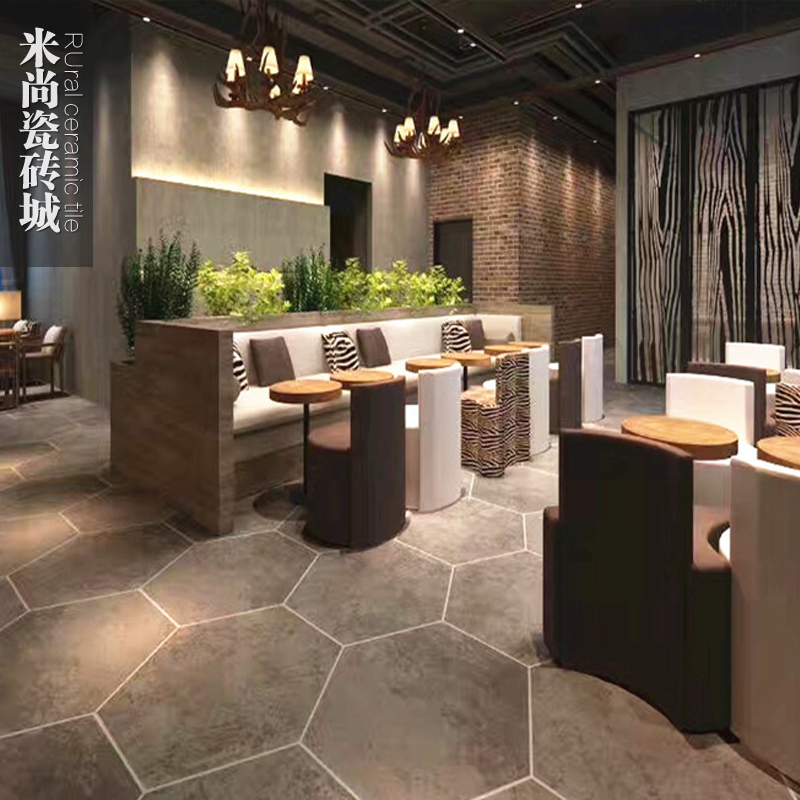 工程磚520*600大六角磚型仿古磚 客廳廚衛六邊形地磚防滑飯店在類目 家裝主材, 瓷磚, 仿古磚(包括文化石)中 - 來自Buy2taobao.com提供專業的淘寶代購服務