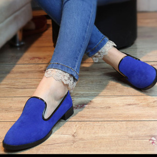  新品女鞋 欧美英伦简约范百搭基本款尖头平跟鞋平底鞋 单鞋女