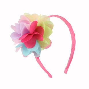  pinkme 韩版粉艳春花发箍 儿童女童花色发卡发箍