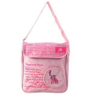  pinkme 韩版儿童自由女神大斜肩背包T公主斜挎包女童斜肩包包邮