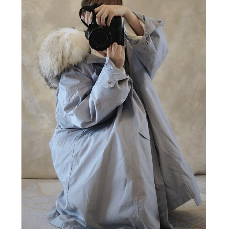 Dongguk door 2018 New winter thickening Easy Hezi Big hair Fur collar Down Jacketsin the Women's clothing/Boutique , Down category - from Buy2taobao.com to provide professional Taobao agent buy service