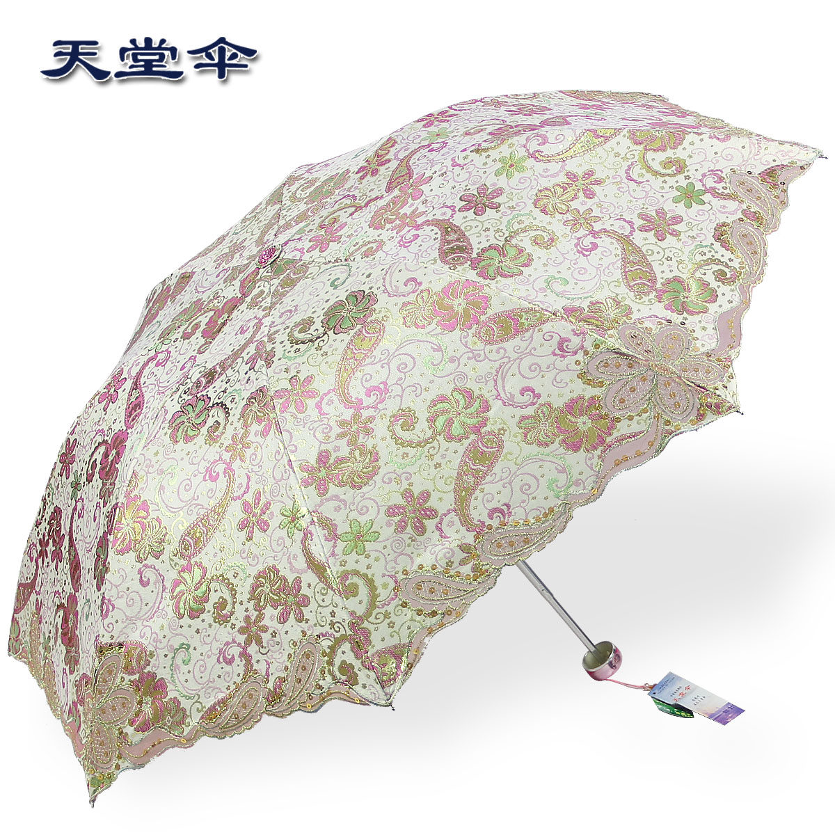 天堂伞正品专卖超强防晒防紫外线遮阳伞晴雨伞太阳伞创意万事如意