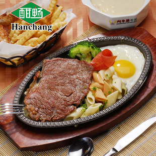  酣畅 香菇牛排150g 已腌制蘑菇牛排 儿童牛排 送蘑菇酱包黄油