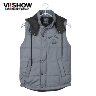  viishow男装新款男式马甲