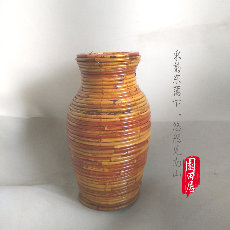 Southeast Asia style Rattan vase Small vase Home accessories desktop mesa a decoration square dance Dance propsin the Flower delivery/Flowers simulation/Plants gardening , Vase/Flower/Flowerpot/Flower (New) , Vase category - from Buy2taobao.com to provide professional Taobao agent buy service