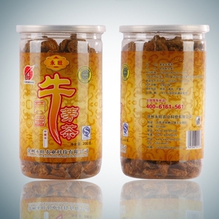  永旺 黄金牛蒡茶 正品牛蒡茶 罐装牛蒡圆片茶 牛旁茶 400克