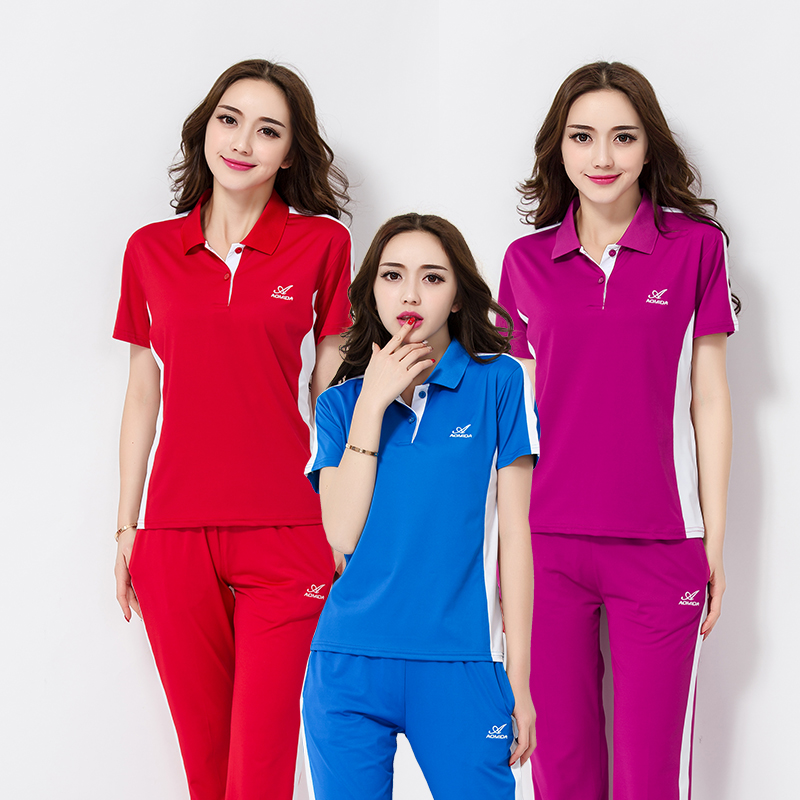 Omidyar Athletic Wear T-shirt men and women Short sleeved trousers Middle and old age Sports suit Jiamusi square dance Softballin the Sportswear/Casual Clothing , Sport Package category - from Buy2taobao.com to provide professional Taobao agent buy service