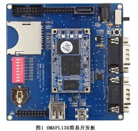 简易OMAPL138开发板 OMAP-L138 工业级C6748核心板 ARM DSP开发板