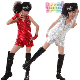<em>儿童</em>演出服 <em>幼儿舞蹈</em>演出服装<em>女孩爵士</em>服少儿