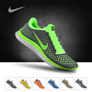  耐克正品男鞋 春季新款耐克赤足3.0V4跑步鞋NIKE透气运动鞋511457