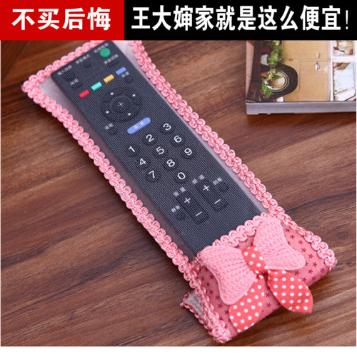 Simplicity television Remote control smart cover Fabric art air conditioner Remote control Cover transparent dust cover Lace Remote control boardin the Home Fabric , Dust protection cover , Remote control units category - from Buy2taobao.com to provide professional Taobao agent buy service