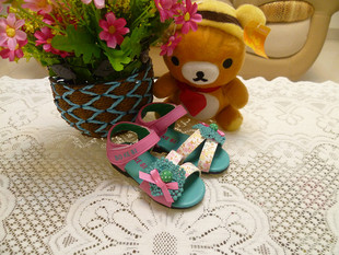  女童绣花凉鞋夏款儿童沙滩鞋21-25码韩版公主鞋童装鞋子