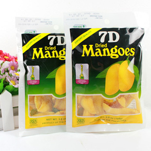  菲律宾特产 进口零食/特产7D1芒果干 100g