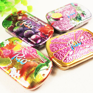  RIO 瑞士瑞怡乐 无糖压片糖14g 进口糖果零食 四种口味可选
