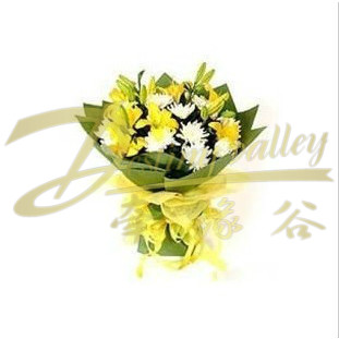 Chrysanthemum Bouquet of flowers Qingming Sacrifice Bouquet of flowers Grave flower Yellow Lily Chrysanthemum Bouquet of flowers Beijing Wuhan Flower expressin the Flower delivery/Flowers simulation/Plants gardening , Memorial/Dianyi with flowers category - from Buy2taobao.com to provide professional Taobao agent buy service