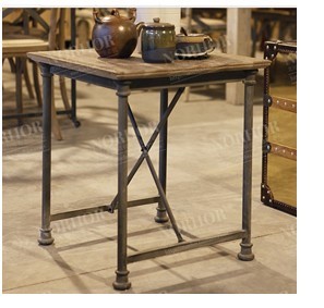 Iron art To fake something antique Wrought iron coffee table Solid wood table Entrance cabinet furniture solid woodin the Residential furniture , Categories , Tea table category - from Buy2taobao.com to provide professional Taobao agent buy service