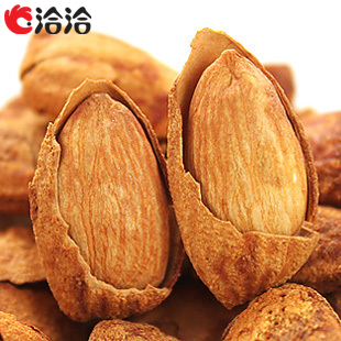 【洽洽】零食坚果特产 薄壳巴旦木 手剥壳杏仁 特价 200g*3