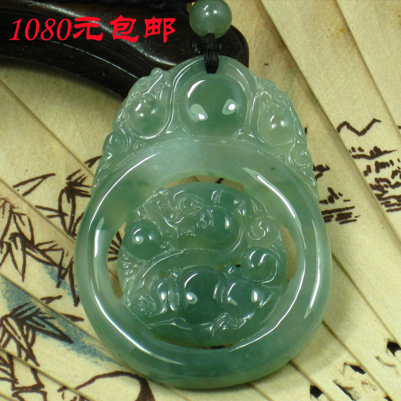 正品緬甸翡翠a貨老坑玉器冰種玉墜雙面招財貔貅吊墜清倉甩賣挂件在類目 珠寶/鑽石/翡翠/黃金, 翡翠(新), 頸飾中 - 來自Buy2taobao.com提供專業的淘寶代購服務