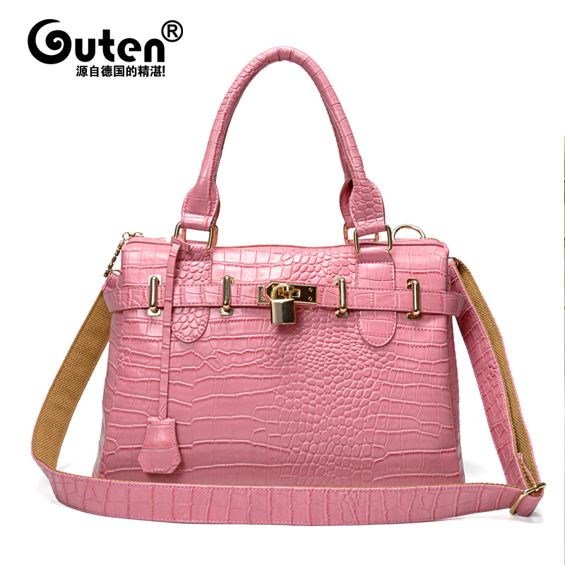 【GUTEN】2013欧美新款鳄鱼纹时尚潮包手提包斜挎包单肩包女包包 【GUTEN】2013欧美新款鳄鱼纹时尚潮包手提包斜挎包单肩包女包包