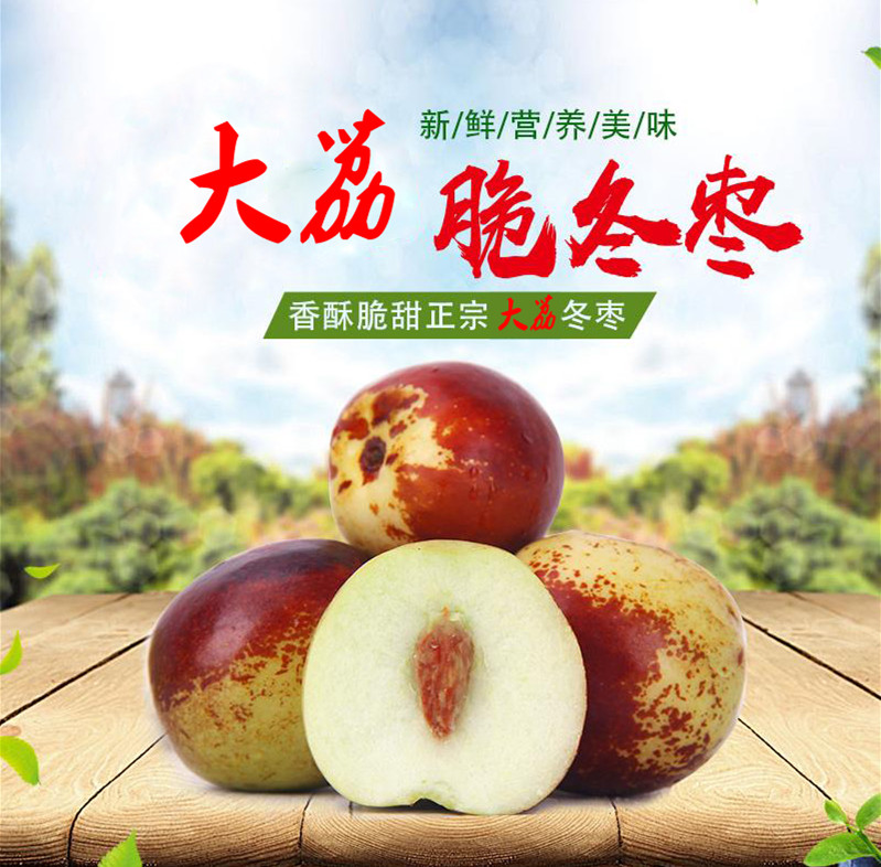 大荔冬枣现摘现发新鲜孕妇脆甜水果大果非山东沾化青枣3斤包邮|ruв категории водной мясо/свежие фрукты и овощи/еда, свежие фрукты, финик - от Buy2taobao.com для оказания профессиональной услуги покупки агента Taobao