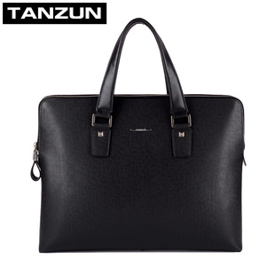  天尊 高档男士公文包 男包 商务 男士手提包 韩版电脑包牛皮包