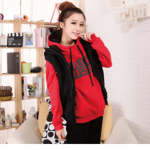 秋冬韩版休闲<em>套装三件套</em>加厚加绒女运动衣服抓