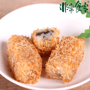  黄金麻薯  椰丝 传统糕点  台湾风味小点心 零食小吃 香甜口味