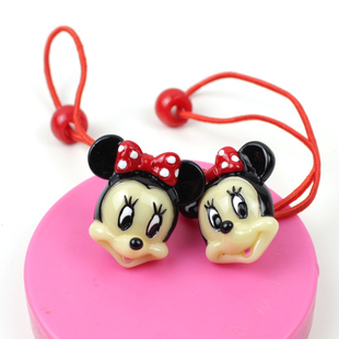  新款正品disney迪士尼可爱米妮发饰 儿童宝宝头饰  女童发绳头绳