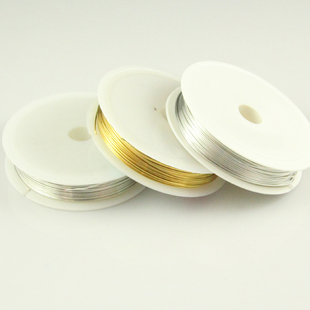  雅叶DIY手工线材 串珠线材 金色银色铜丝线金属线 线材配件 XC009
