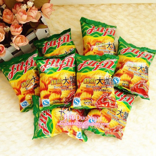  【多诺】80后怀旧 台湾风味 实惠装 扭扭超级大蟹酥 膨化食品16克