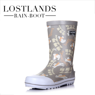  LOSTLANDS 儿童雨鞋 北极熊卡通雨鞋男孩雨靴 小童雨鞋 优质新品