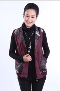特价2013新款中老年马甲女春秋装背心大码女装外套妈妈装休闲马夹 特价2013新款中老年马甲女春秋装背心大码女装外套妈妈装休闲马夹