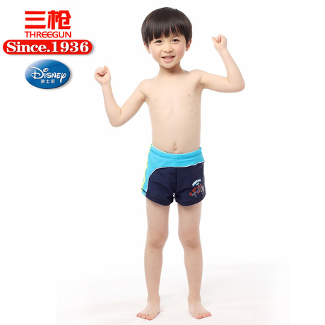 【三枪迪士尼】儿童泳裤2014男 新品特价热卖 78092B0商品大图