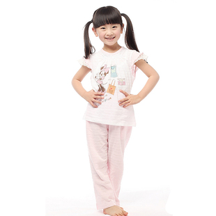  【天猫宝宝季跨店满减】三枪迪士尼 儿童睡衣 女童 夏 睡衣套装