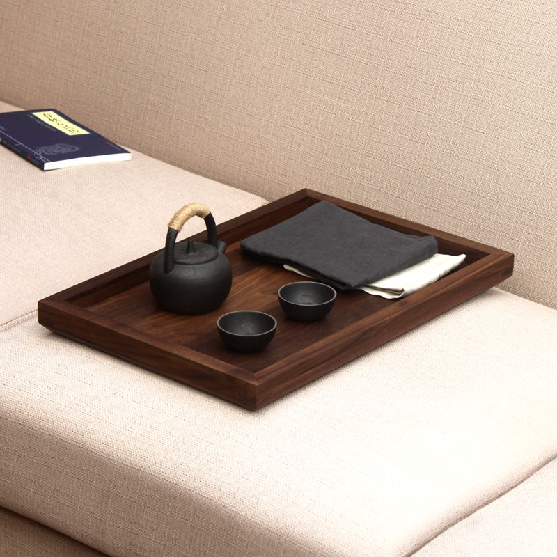 Black Walnut tea tray Dinner plate All solid wood Wooden box Tray Retro Reminiscence literature rectangle plate Long positionsin the Tableware , Tea set , Tea tray category - from Buy2taobao.com to provide professional Taobao agent buy service