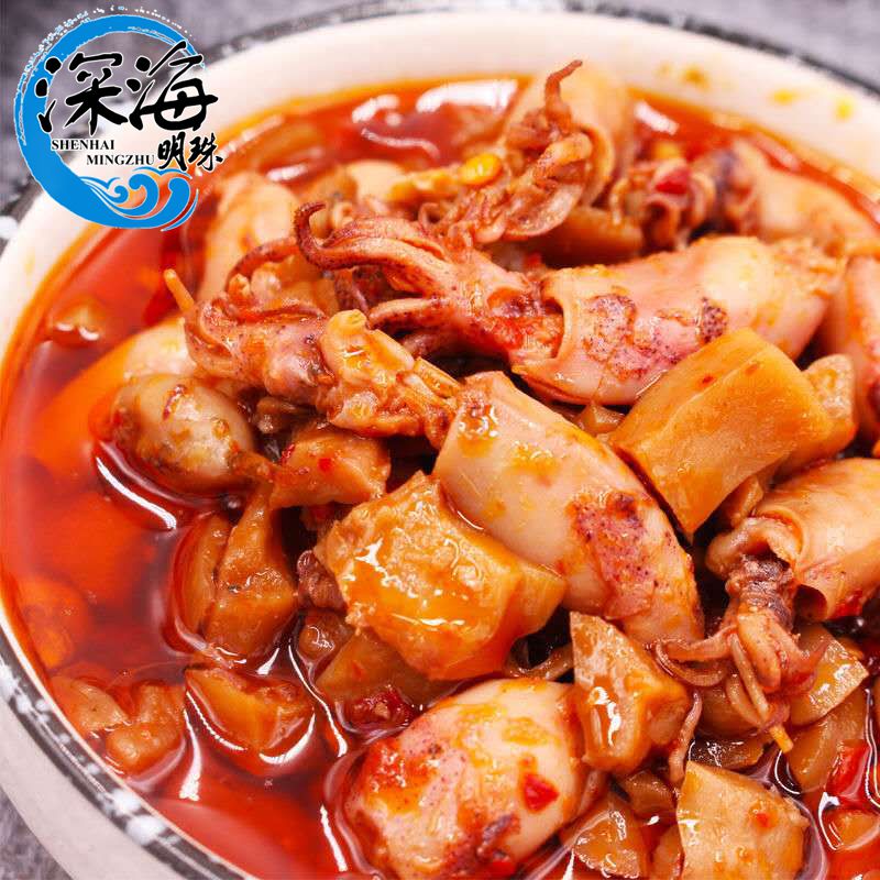 網紅小吃麻辣海兔墨魚仔香辣鱿魚仔即食熟食烏賊海鮮水産零食100g在類目 零食/堅果/特產, 魷魚絲/魚乾/海味即食, 即食魷魚零食中 - 來自Buy2taobao.com提供專業的淘寶代購服務