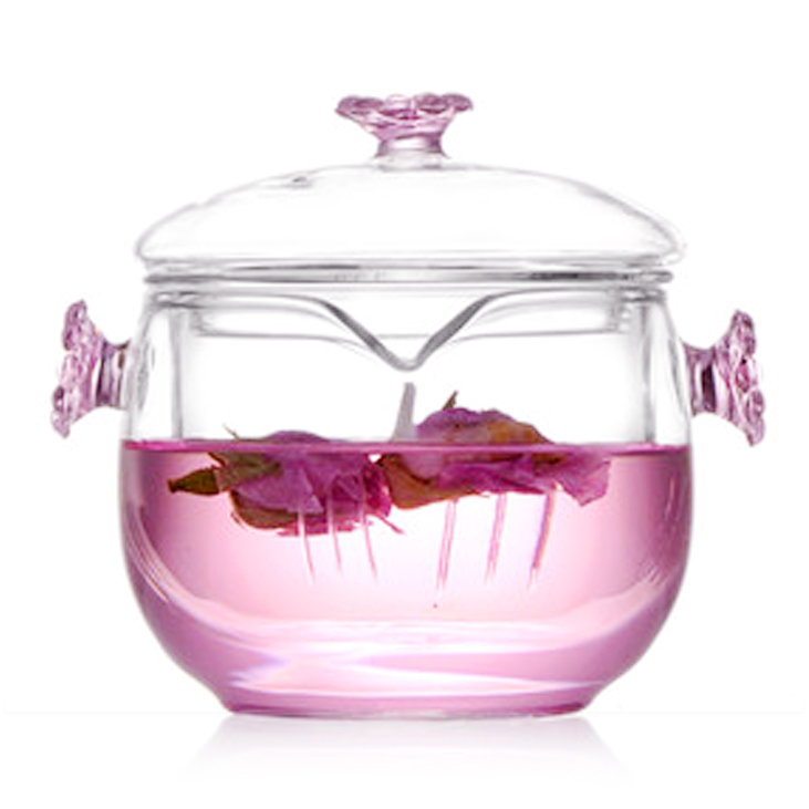 Ming Tak quality goods tea set manual Heat Glass teapot Special Offer Boutique Three Flowers Binaural Grasping potin the Tableware , Tea set , Teapot category - from Buy2taobao.com to provide professional Taobao agent buy service