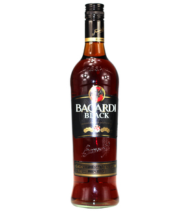  百加得黑朗姆酒 BACARDI BLACK RUM 750毫升 洋酒原装正品包邮