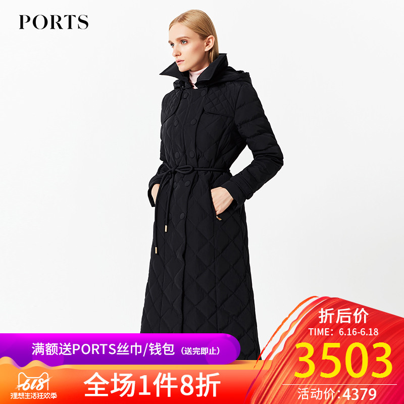 Ports/ Ports 2018 Autumn and winter new pattern Women's wear thickening have more cash than can be accounted for keep warm Down Jackets YLV9U301ZZN009in the Women's clothing/Boutique , Down category - from Buy2taobao.com to provide professional Taobao agent buy service
