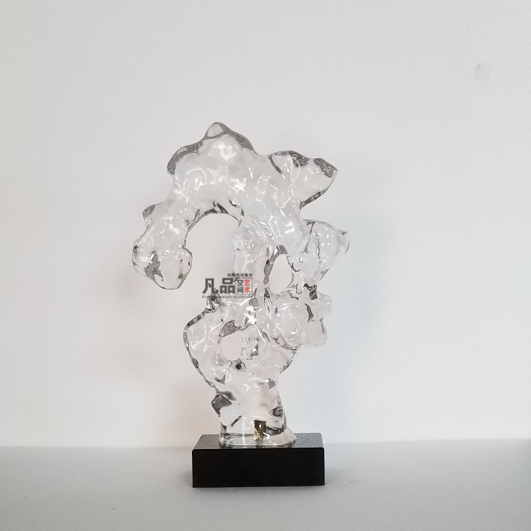 现代抽象透明树脂雕塑酒店会所别墅艺术软装时尚饰品小摆件太湖石在类目 家居饰品, 摆件中 - 来自Buy2taobao.com提供专业的淘宝代购服务