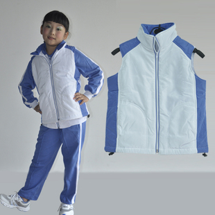 <em>深圳</em>校服正品 美丽奥小学生男装冬季运动<em>马甲</em>