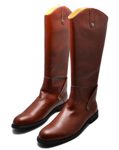  冬季男式高帮休闲皮鞋 真皮男靴 牛仔靴高筒靴 时尚英伦长靴马靴