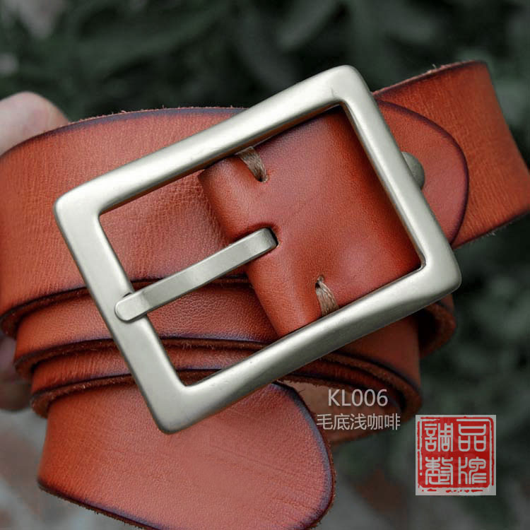 Special Offer Clearance Defective Hand strap man genuine leather leisure time Pin buckle The first layer Pure leather belt Female beltin the Accessories/Leather belt/Hat/Muffler , Belt/Leather belt/Yaolian category - from Buy2taobao.com to provide professional Taobao agent buy service