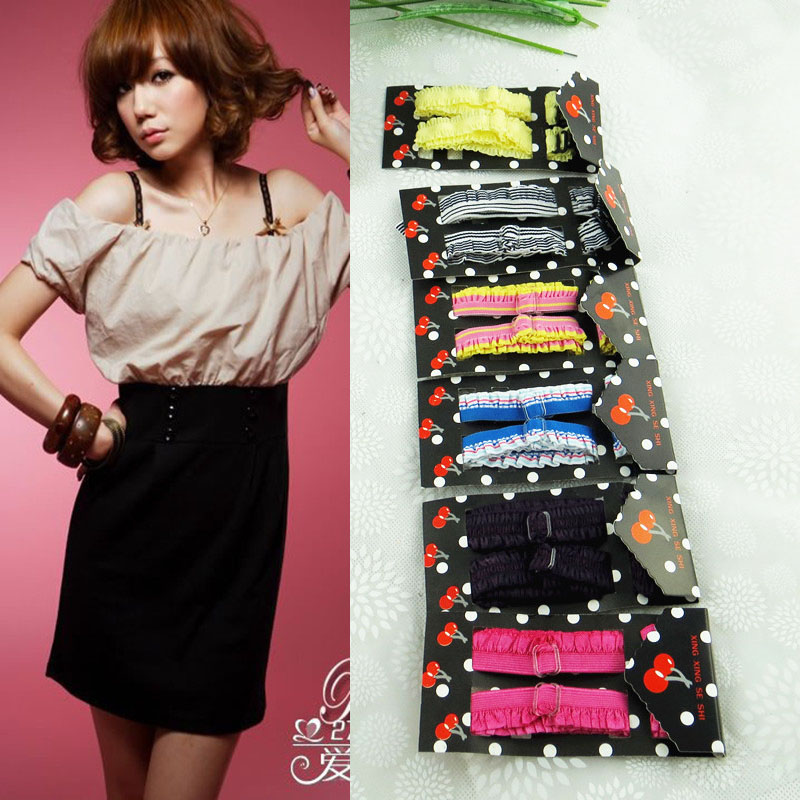 韩国雪纺花边肩带<em>文胸</em>带<em>胸罩</em>带<em>吊带</em>女内衣配件