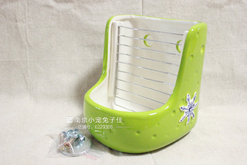 Small animals ceramics Dual use Dishes Fixed Grass framein the Pet/Pet food and supplies , Class pet hamsters and other small , Small Animals (New) , Dishes category - from Buy2taobao.com to provide professional Taobao agent buy service