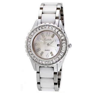  壹光年EGNIAN陶瓷表 正品时尚水钻表韩国女表复古表 韩版陶瓷手表