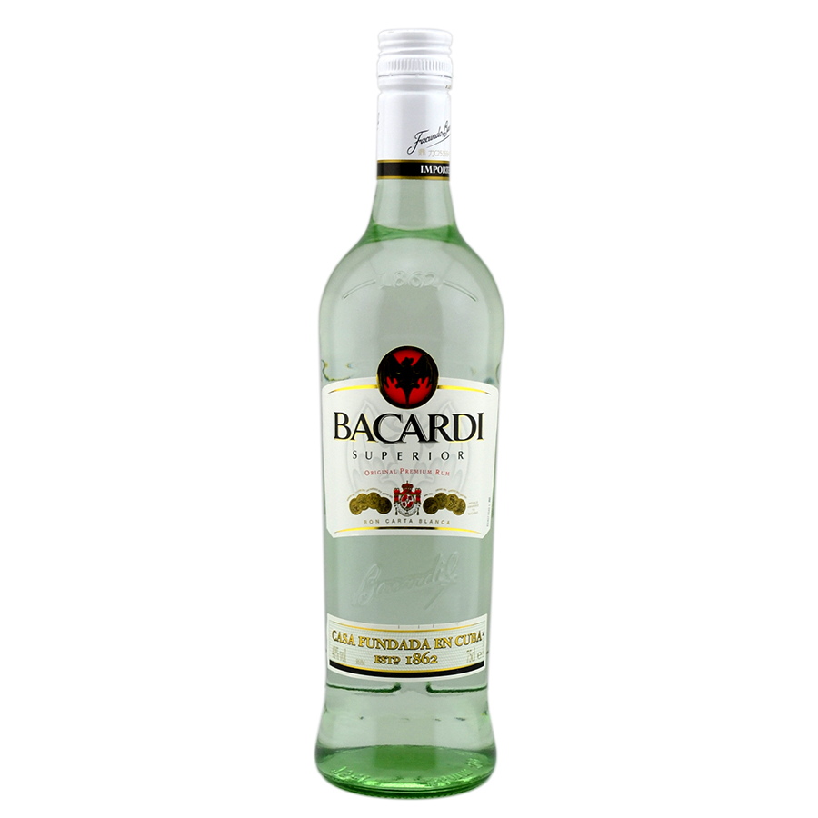 bacardi/百加得 白朗姆酒 超级朗姆酒 750ml 正品保证 特价促销