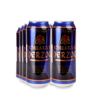  德国进口 沃渥特斯皇家黑啤酒500ml*8听装 新年礼盒包装40听包邮